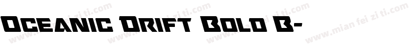 Oceanic Drift Bold B字体转换